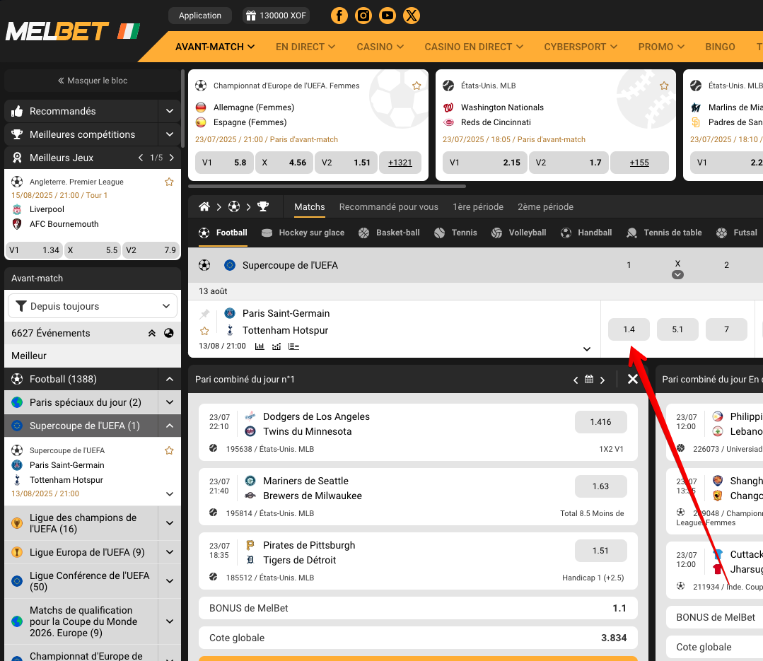 Bet Selection